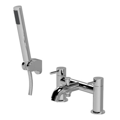 Taps2Traps Elvara Bath Shower Mixer With Handset  Premium Chrome FinishModern Stylish DesignDurable Build from B&Q