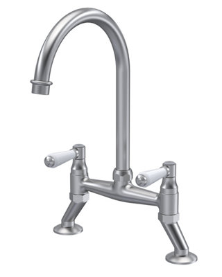 Nuie Bridge Sink Mixer Lever,basin Mixer Taps from B&Q