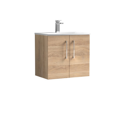 Nuie 600 Wh 2-Door Vanity & Basin 4 from B&Q