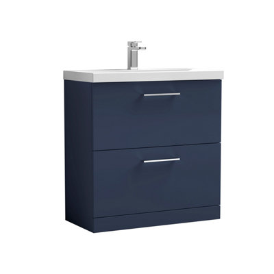 Nuie 800 Fs 2-Drawer Vanity & Basin 3 from B&Q
