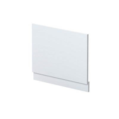 Balterley White 700Mm Straight Reversible Bath End Panel & Plinth - Satin