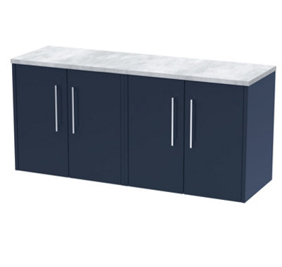 B&Q -  600 Wh 2-Door Vanity & Laminate Top