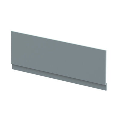 Balterley 1700mm Edge/power Straight Front Bath Panel & PlinthMatt Coastal Grey from B&Q