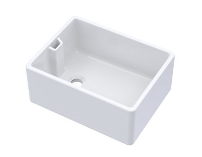 Balterley Traditional Fireclay Ceramic Belfast Sink With Overflow, Single Bowl - 595Mm - Image 3