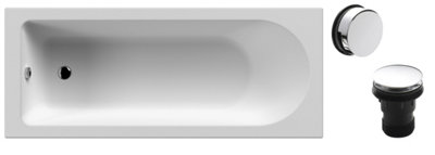 Balterley Round Single Ended Bath And Chrome Waste - 1700 X 700Mm