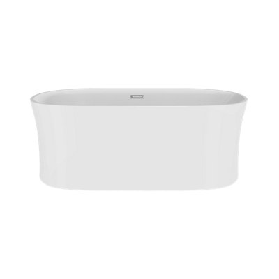 B&Q - Contemporary White Curved Freestanding Bath From Balterley1600mm X 780mm