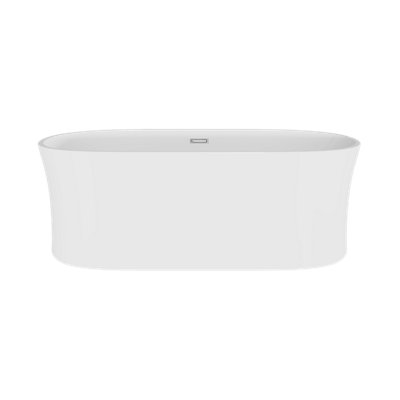 B&Q - Contemporary White Curved Freestanding Bath From Balterley1700mm X 780mm