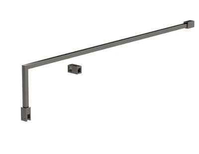 Balterley Wetroom Accessories Screen Support ArmBrushed Pewter from B&Q