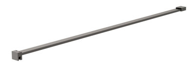 Balterley Wetroom Screen Support Bar (For Use With 1950Mm High Wetroom Screens) - Brushed Pewter - Image 3