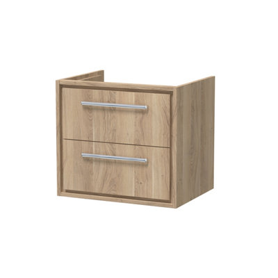 Hudson Reed Lille Wall Hung Double Drawer Vanity Unit from B&Q