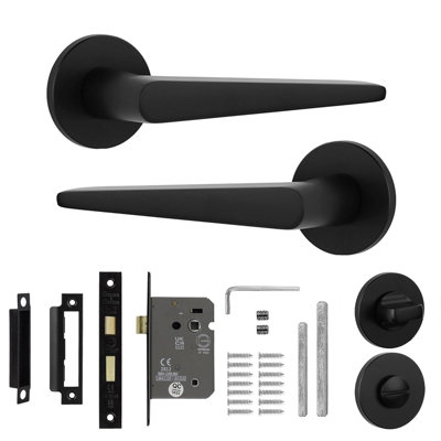 Decoranddecor Bathroom Door HandleInternal Door Handles For DoorsInterior Door Handles For Bathroom DoorsTerra Range from B&Q