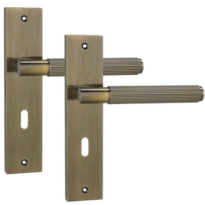 Decoranddecor Door Handle With Key HoleInternal Door Handles For Wooden DoorsDoor HandlesHera Range from B&Q