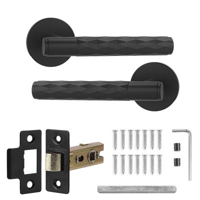 Decoranddecor Black Door HandlesInternal Door Handles For DoorsInterior Door Handles With Tubular LatchTore Range from B&Q