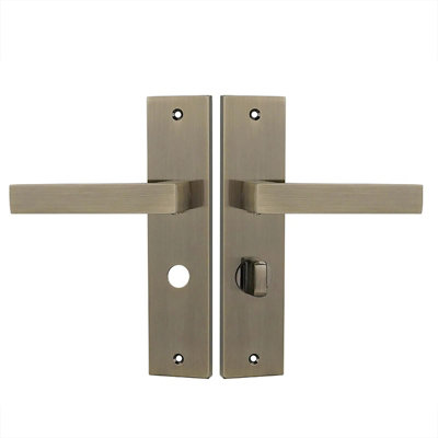 Decoranddecor Door Handle SetInternal Door Handles With Lock For Bathroom DoorsDoor Handle Sets For BathroomLumina Range from B&Q