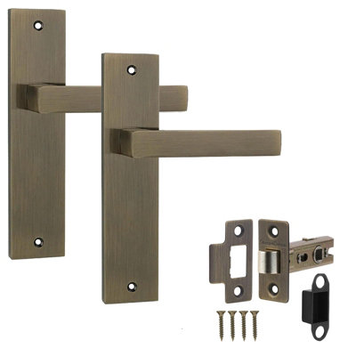 Decoranddecor Door HandleInternal Door Handles For Wooden Doors Interior Door Handles With Tubular LatchLumina Range from B&Q