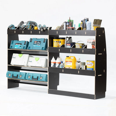 VanifyVan Rack To Fit A Peugeot Expert L3 (Lwb) 2016+ Toolbox & Rear Hexaboard Van Rack from B&Q