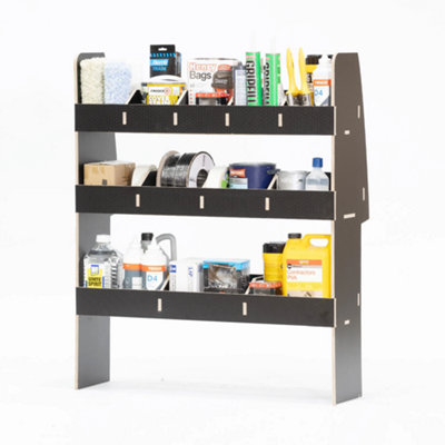 VanifyVan Rack To Fit A Vauxhall Combo Lwb (L2) 2018+ Double Rear Hexaboard Van Racks from B&Q