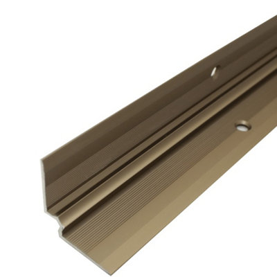 C31 28 X 28mm Anodised Aluminium Lvt Stair Nosing Inner Corner For 5mm FlooringChampagne0.9M from B&Q