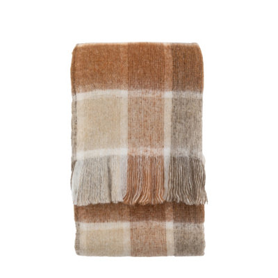Gallery™ Multicoloured Woven Checked Throw (L) 170Cm X (W) 130Cm from B&Q
