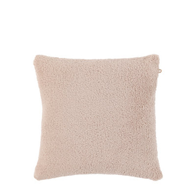 Gallery™ Taupe Teddy Woven Effect Indoor Cushion (L)43Cm (W)43Cm from B&Q
