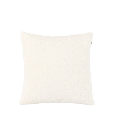 Gallery™ Cream Teddy Woven Effect Indoor Cushion (L)43Cm (W)43Cm from B&Q