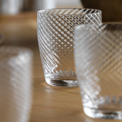 Crossland Grove Glass Tumbler 4-Pack Clear - Image 3