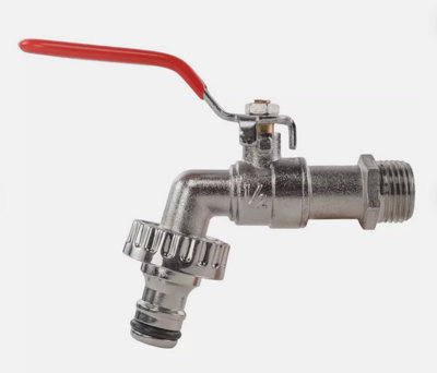 B2C Garden Outside Tap 1/2 & 3/4 Quick Connector Hose Plug Various Models Lever Lever Tap (Quick Connector) from B&Q