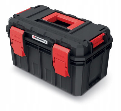 B2C Hand Tool Box Modular Organis Stackable Lockable Heavy Duty Metal Hinges 3 Sizes Small from B&Q