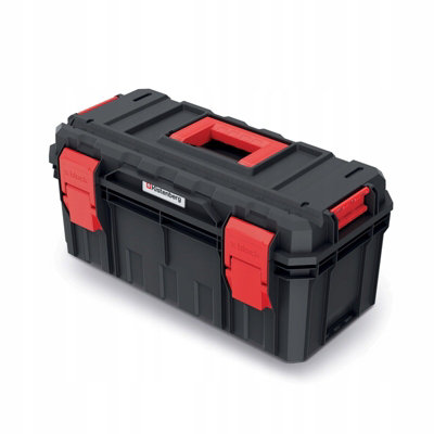 B2C Hand Tool Box Modular Organis Stackable Lockable Heavy Duty Metal Hinges 3 Sizes Medium from B&Q