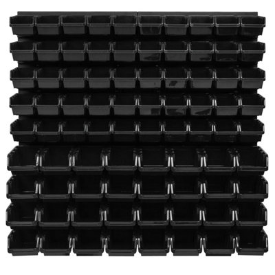 Wall Mounted Tool Peg Board Set Garage Storage Bins Workshop Rack Shed Organiser Model 32 from B&Q