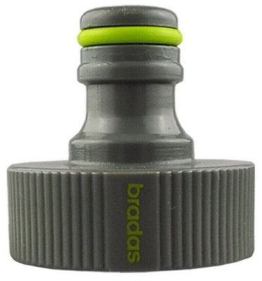 B2C Garden Hose  Connectors Fittings Universal Standard Hozelock Compatible Lime Tap Connector (1") from B&Q