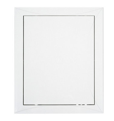B2C Access Panel Inspection Hatch White Sturdy Plastic Revision Door Small To Large 150mm X 200mm from B&Q