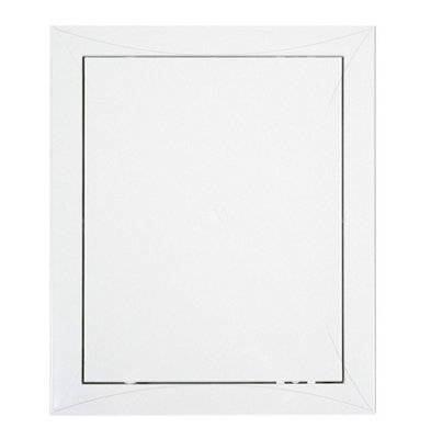 B2C Access Panel Inspection Hatch White Sturdy Plastic Revision Door Small To Large 250mm X 300mm from B&Q
