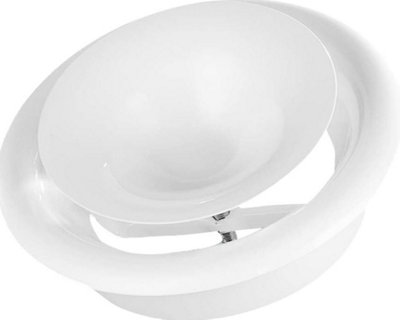 B2C Air Diffuser Ceiling Anemostat Extraction Ventilation Circle Vent 125mm5" from B&Q