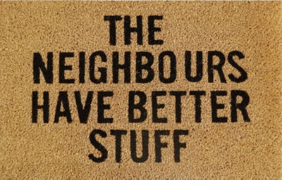 B2C Door Mat Doormats Non Slip Natural Coir Welcome Indoor Outdoor Home Garden Mats The Neighbours Have Better.. from B&Q