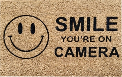 B2C Door Mat Doormats Non Slip Natural Coir Welcome Indoor Outdoor Home Garden Mats from B&Q
