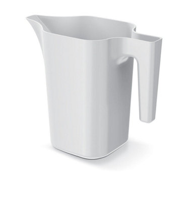 B2C Plant Watering Jug Can Houseplant Flower Seedlings Pot Plants Indoor 1.8 Litre White from B&Q