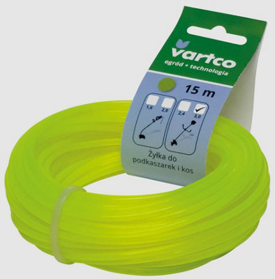 B2C 15M Garden Strimmer Line 1.6mm-3mm Grass Trimmer Cord Wire Replacement 2mm Round from B&Q