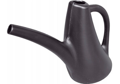B2C Plastic Plant Watering Can For Houseplant Flower Seedlings Pot Plants Indoor Anthracite 1.5L from B&Q