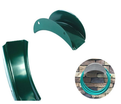 B2C Garden Hosepipe Holder Hanger Wall Mounted Storage Hose Pipe Reel Holder Metal from B&Q