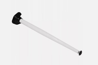 B2C Table Leg Breakfast Bar Worktop Support Kitchen Round 710mm Oblique White from B&Q
