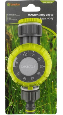 B2C Garden Hose  Connectors Fittings Universal Standard Hozelock Compatible Lime Male Water Timer from B&Q
