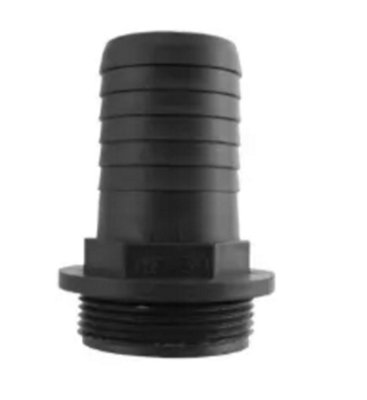 B2C Flexible Pond Hose Pipe Fitting T/bend/straight/tap/valve/tee/elbow/flow Control  Straight Connector 40mm1.5" Bspm from B&Q