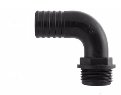 B2C Flexible Pond Hose Pipe Fitting T/bend/straight/tap/valve/tee/elbow/flow Control  Elbow 50mm2"bspm from B&Q