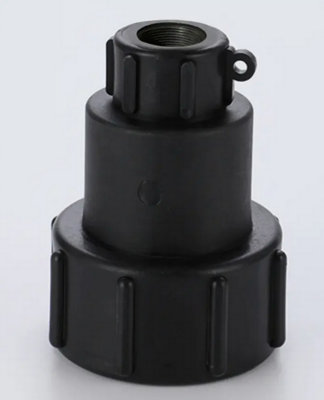 B2C Ibc Tank Fitting Adapter Selection Cap Tail Valve Connector Outlet S60X6 S100X8 Extender 1" Bspf (S60X6) from B&Q