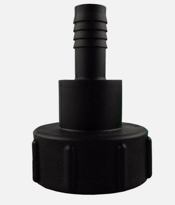 B2C Ibc Tank Fitting Adapter Selection Cap Tail Valve Connector Outlet S60X6 S100X8 Hose Tail 1" (S60X6) from B&Q
