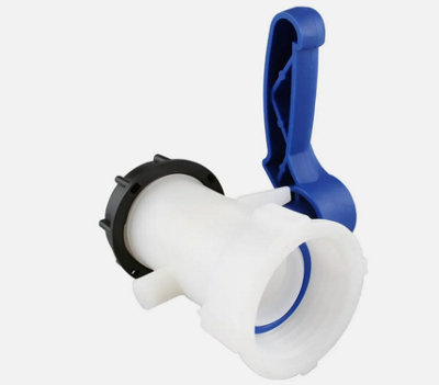 B2C Ibc Tank Fitting Adapter Selection Cap Tail Valve Connector Outlet S60X6 S100X8 Valve 2" Bspm (S60X6) from B&Q