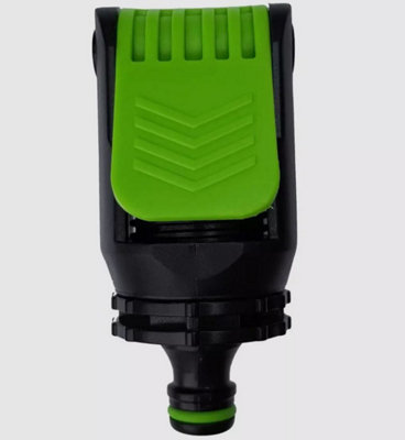 B2C Universal Tap To Garden Hose Pipe Connector Mixer Kitchen Tap Adaptor Joiner Green from B&Q