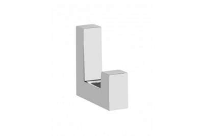 B2C Coat Hat Hooks Twin Robe Door Dress Bathroom Towel Bag Wall Hanger Chrome Wz-K2201 from B&Q