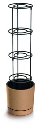 B2C Home Grower Pot Tomato Growing Support Garden Indoor Outdoor Lid Eco Natural W39Cm X H37.5Cm from B&Q